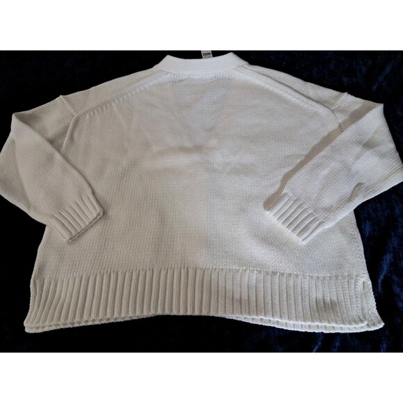 J.Crew Heritage Cotton Relaxed Cardigan Ivory CG810 $98 Size XL NWT - Picture 6 of 9